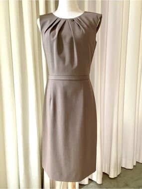 Tahari ASL | Taupe | Dress | Size 4